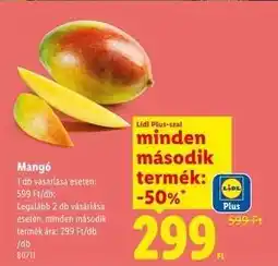 Lidl Mangó ajánlat