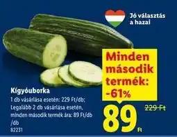Lidl Kígyóuborka ajánlat