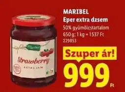 Lidl Maribel Eper extra dzsem ajánlat