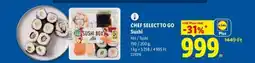Lidl CHEF SELECT TO GO Sushi ajánlat