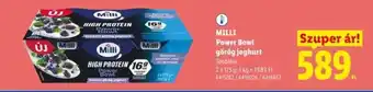 Lidl MILLI Power Bowl görög joghurt ajánlat