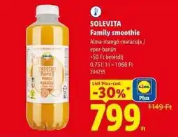Lidl Solevita Family smoothie ajánlat