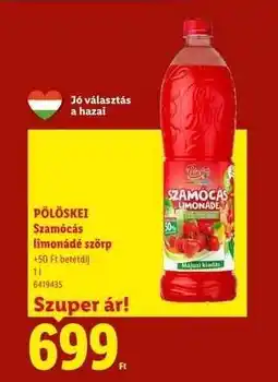 Lidl PÖLÖSKEI ajánlat