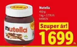 Lidl Nutella ajánlat