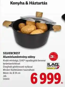 Lidl SILVERCREST Alumíniumöntvény edény ajánlat
