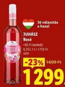 Lidl JUHÁSZ Rosé ajánlat