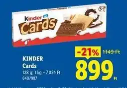 Lidl KINDER Cards ajánlat