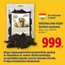 Lidl Natural dog food ajánlat