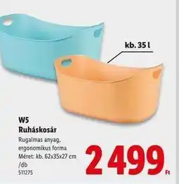 Lidl W5 Ruháskosár ajánlat