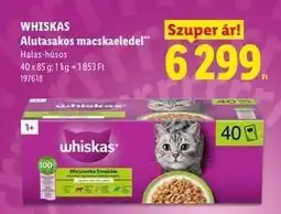 Lidl Whiskas alutasakos macskaeledel ajánlat