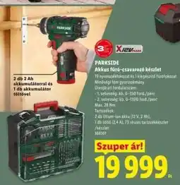 Lidl PARKSIDE ajánlat