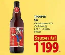 Lidl TROOPER ajánlat