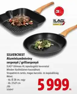 Lidl Silvercrest Alumíniumöntvény serpenyő / grillserpenyő ajánlat