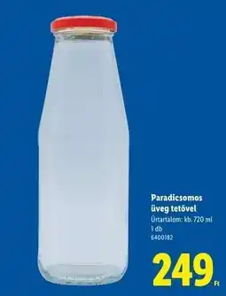 Lidl Paradicsomos üveg tetővel ajánlat
