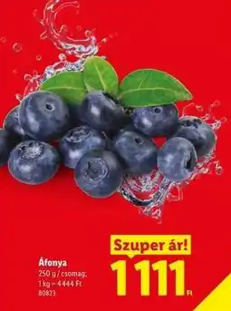 Lidl Áfonya ajánlat