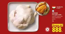 Lidl HÚSFARM Friss, egész csirke ajánlat