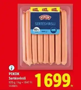 Lidl PIKOK ajánlat