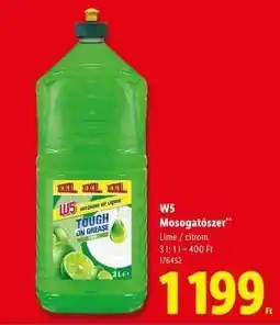 Lidl W5 Mosogatószer ajánlat