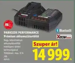 Lidl PARKSIDE PERFORMANCE Premium Akkumulátortöltő ajánlat