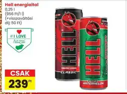 Interspar HELL Energiaital ajánlat