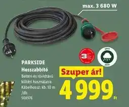 Lidl PARKSIDE Hosszabbító ajánlat