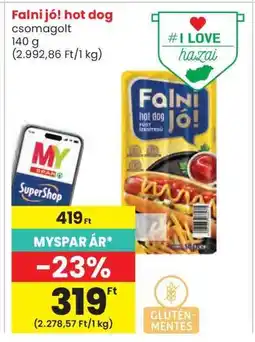 Interspar FALNI JÓ! HOT DOG ajánlat
