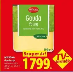 Lidl MILBONA Gouda sajt ajánlat