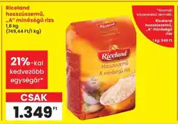 Interspar RICELAND HOSSZÚSZEMŰ A MINŐSÉGŰ RIZS ajánlat