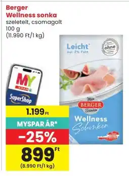 Interspar Berger Wellness sonka ajánlat