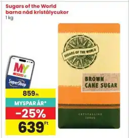 Interspar Sugars of the World barna nád kristálycukor ajánlat
