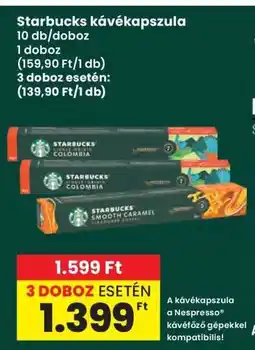 Interspar Starbucks kávékapszula ajánlat