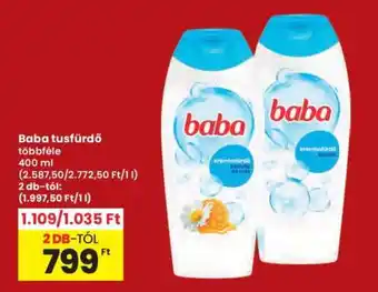 Interspar BABA Tusfürdő ajánlat