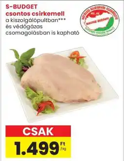 Interspar S-BUDGET csontos csirkemell ajánlat