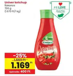 Interspar UNIVER Ketchup ajánlat