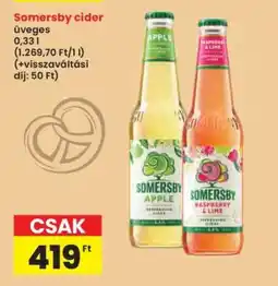Interspar SOMERSBY Cider ajánlat