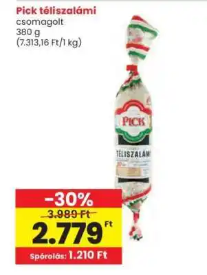 Interspar PICK Téliszalámi ajánlat