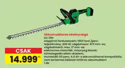 Interspar Akkumulátoros sövényvágó ajánlat