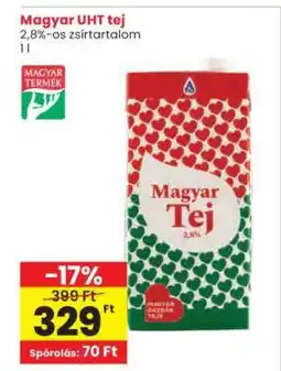 Interspar Magyar UHT tej ajánlat