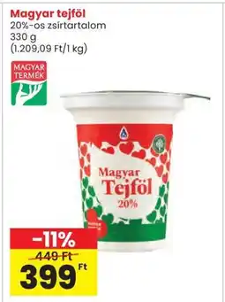 Interspar Magyar tejföl ajánlat