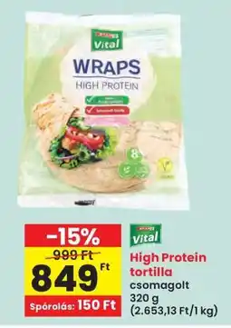 Interspar High Protein tortilla ajánlat