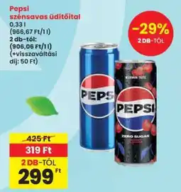 Interspar Pepsi szénsavas üdítőital ajánlat