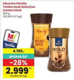 Interspar Eduscho Family, Tchibo Gold Selection instant kávé ajánlat