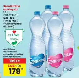 Interspar SZENTKIRÁLYI Ásványvíz ajánlat