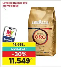Interspar Lavazza Qualita Oro szemes kávé ajánlat