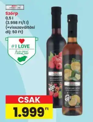 Interspar Szörp ajánlat