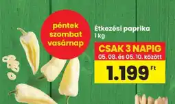 Interspar Étkézési paprika ajánlat