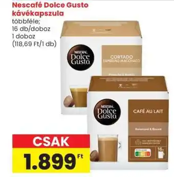 Spar NESCAFE Dolce Gusto kávékapszula ajánlat
