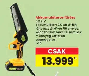 Interspar Akkumulátoros fűrész ajánlat