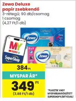 Spar Zewa Deluxe papír zsebkendő ajánlat