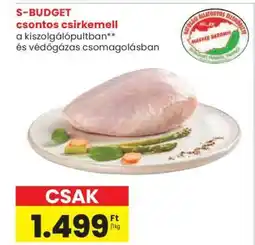 Spar S-BUDGET csontos csirkemell ajánlat